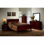 LOUIS PHILIPPE III BEDROOM 4 Pc SETS - Cherry